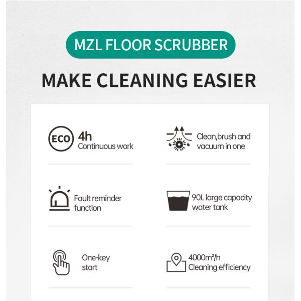 Industrial automatic Ride On Floor Scrubber Machine Drier 4000㎡/H customized