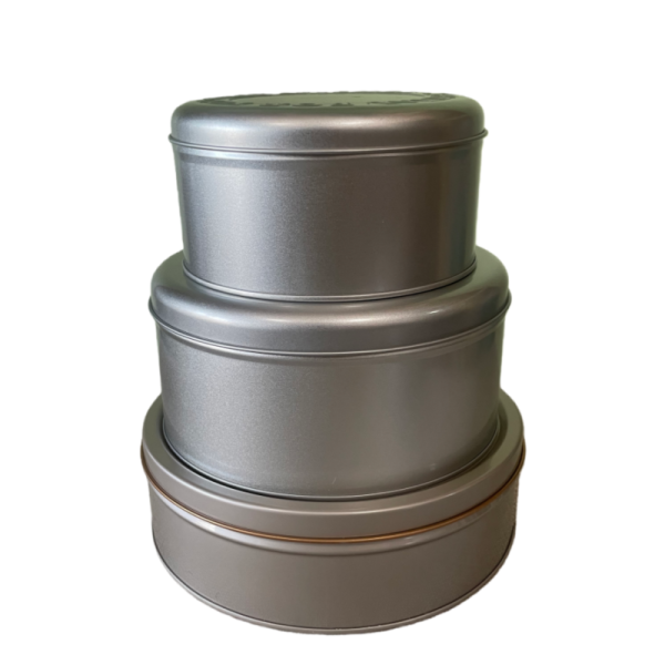 Round Tin Box for Biscuit Cookies Cake Chocolate Sugar Gift