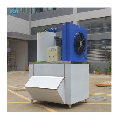 Máquina para hacer hielo en flocos de 380v 3 toneladas/día para zonas de pesca