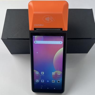 4G / WiFi / Bluetooth Mobile POS Customized POS Terminal Mobile With Type C Card Slot