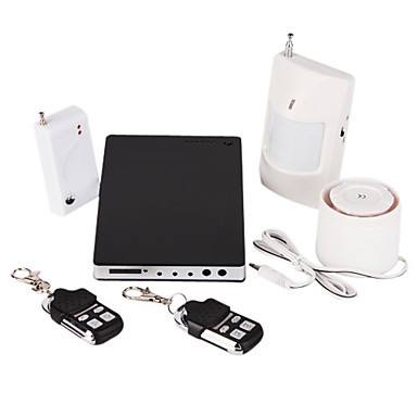 GSM Smart Home Alarm System 2 Wired Zones And 12 Wireless Zones(iOS APPS for GSM Alarms)