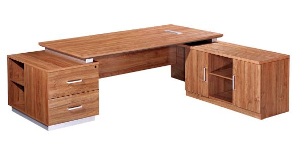 MDF Office Desk Wooden Furniture Melamine Office Furniture Executive Table Simple Design