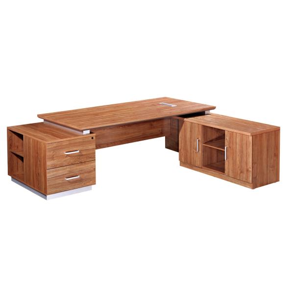 MDF Office Desk Wooden Furniture Melamine Office Furniture Executive Table Simple Design