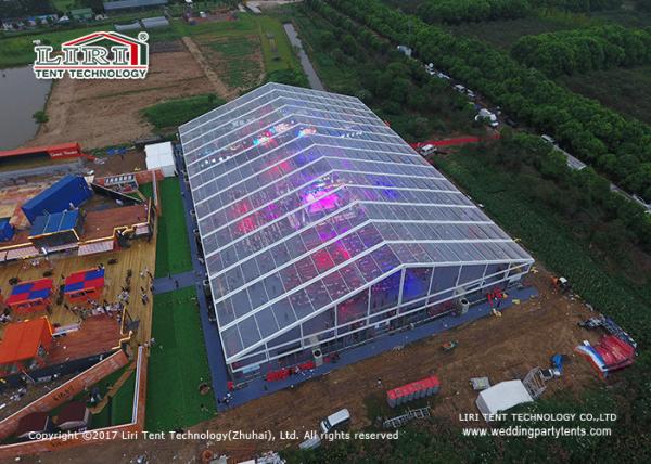 Luxury Clear Wedding Tent For Event Festival / Celebration / Workshop