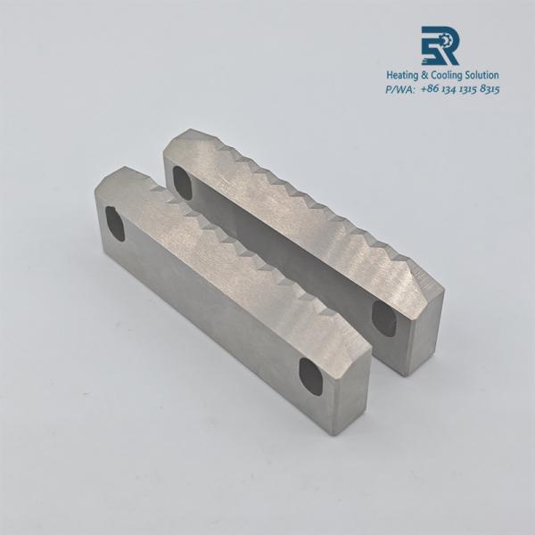 Rippled Edge Trim Blade for Burr Oak Fin Die Tooling in Heat Exchanger Coil Making