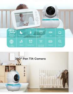 Up To 8 Hours Battery Life HD Baby Video Monitor With 5m IR Range And Two-Way