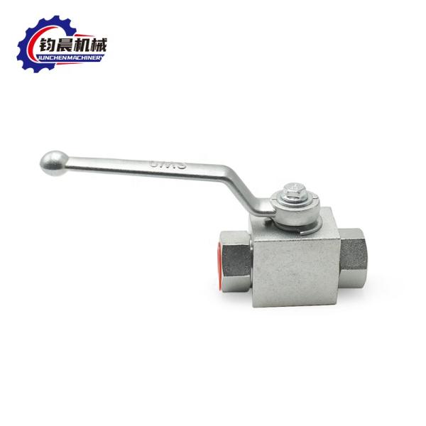 Ball Valve KHB 3-Way Shut-Off Ball Valve Made Of Carbon Steel For Gas / Water / Oil