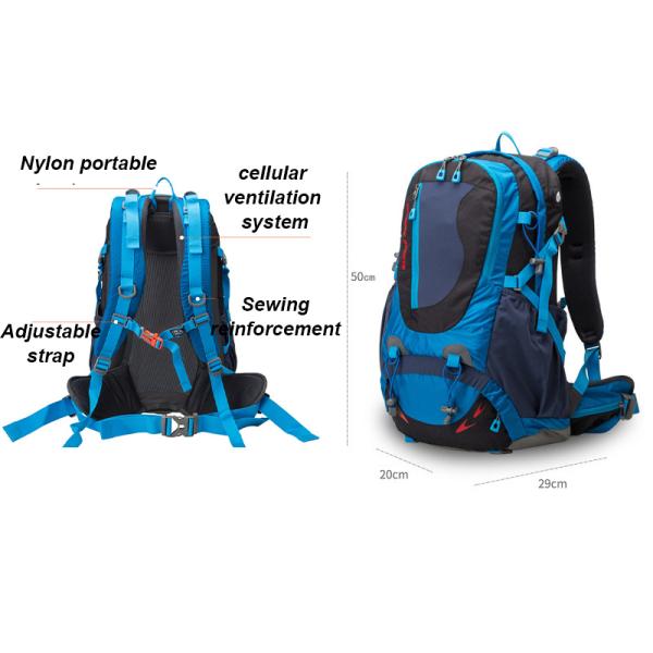 Waterproof Men Sport Backpack for Outdoor Mountain Camping Hiking With Rain Cover