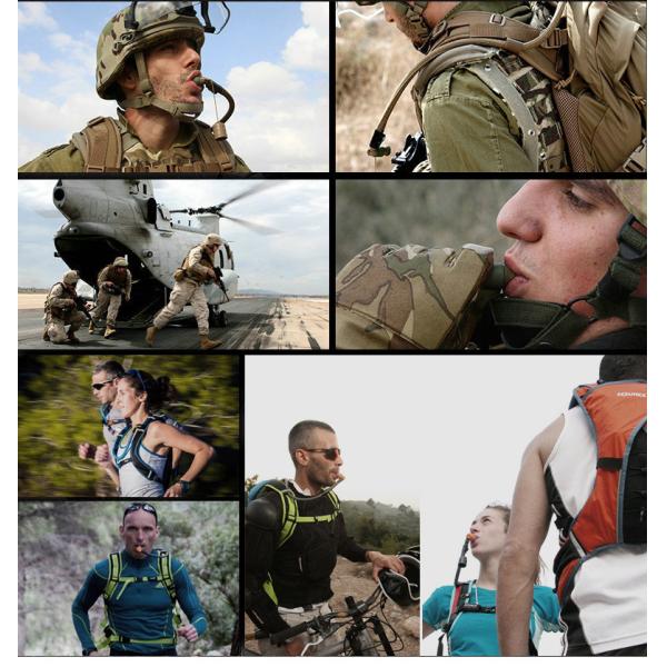 Foldable Silicone Water Bag Safety Large Capacity For Hiking Riding Mountaineering