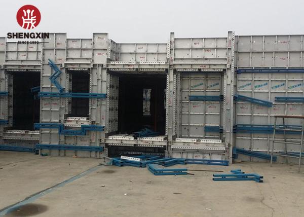Silver 6061-T6 Aluminium Formwork Construction For Concrete Staircase