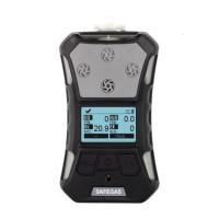 Fonction d'alarme de détecteur de gaz CO2 et O2 portable IP67 avec pinceau arrière facile à transporter