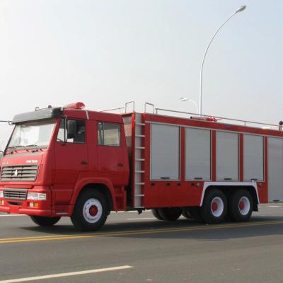 16tons Fire Engine Vehicle 251hp-350hp Foam And Water Tanker Fire Truck