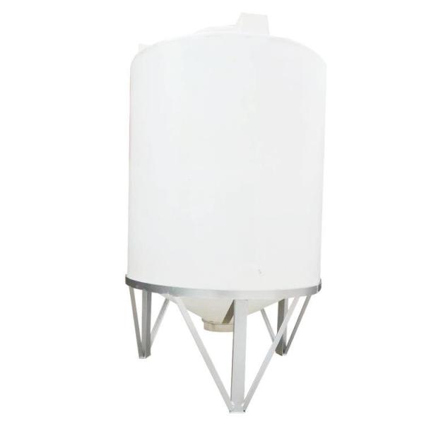 1500L Cone Bottom Plastic Water tank Mixing tank with an Agitator