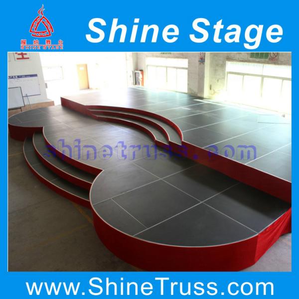 aluminum mobile simple stage,lighting portable event portable stage platform