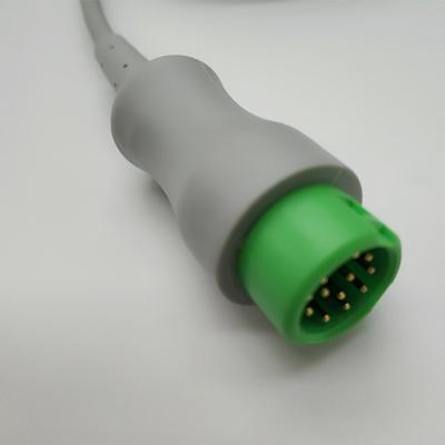 Cabos compatíveis para Siemens, 5mm de Mindray Ecg 12 cabo do paciente do PIN ECG