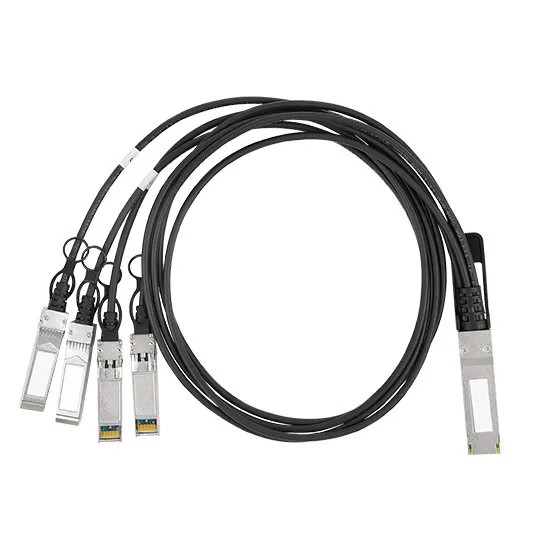 40Gbps Passive Twinax Direct Attach Cable with 10m Distance for QSFP+ to 4×SFP+ Connections