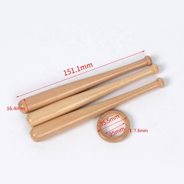 150/180 MM Mini Baseball Stand Wooden Baseball Bats Display Holder Baseball Accessories for Ball for Kids