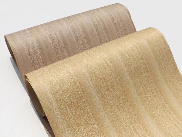 Width 64cm Kraft Paper Wood Veneer Brown Wrapping Veneer 15C To 50C