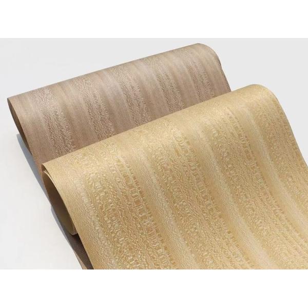 Width 64cm Kraft Paper Wood Veneer Brown Wrapping Veneer 15C To 50C