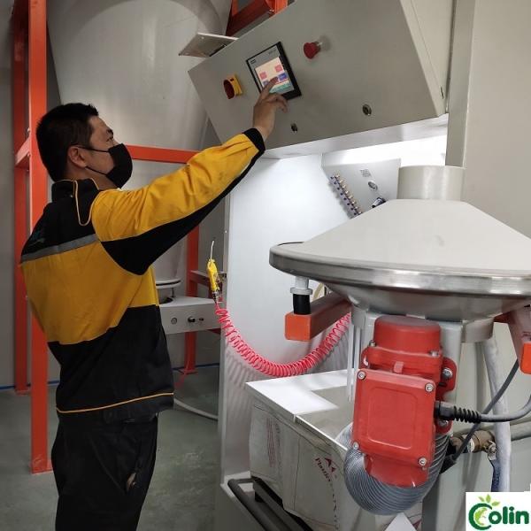 Pp saupoudrent la chambre de pulvérisation électrostatique de revêtement de poudre de cabines