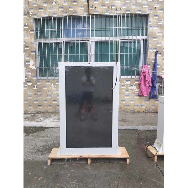 55-inch Android/Windows waterproof white outdoor standing advertising machine