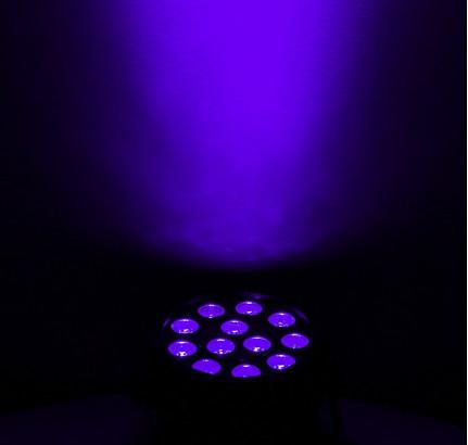Battery LED Par Light 12 PCS 1Watts LED Super Mini Par 64 Light For Party Show