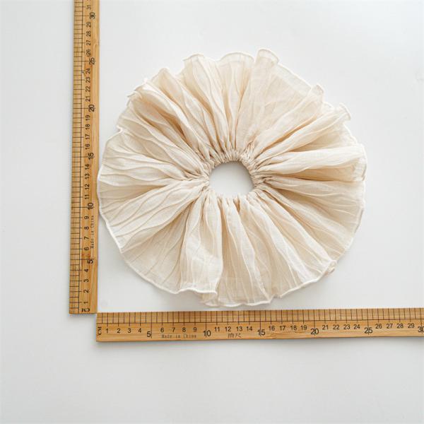New Wrinkle Scrunchie Large Edge Hair Rope