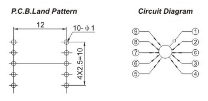DC 16V процедуре по Multi дирекционного переключателя 9 положений высокотехнологичный