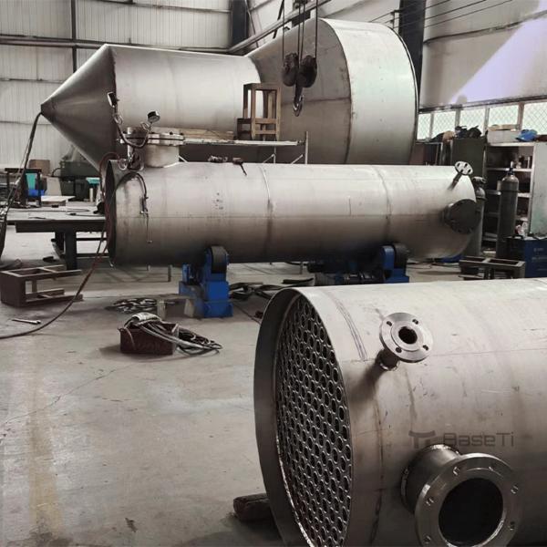 Pure Titanium Reactor Titanium Coil Heat Exchanger Titanium Equipment Reaction Tower
