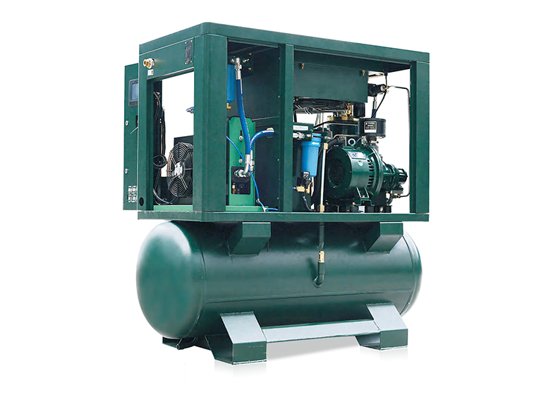 Горячая продажа 30 KW/40 HP 16bar/232psi 2.71m3/min Все в одном винтовом воздушном компрессоре с 500L баком, воздушным сушилкой и воздушным фильтром