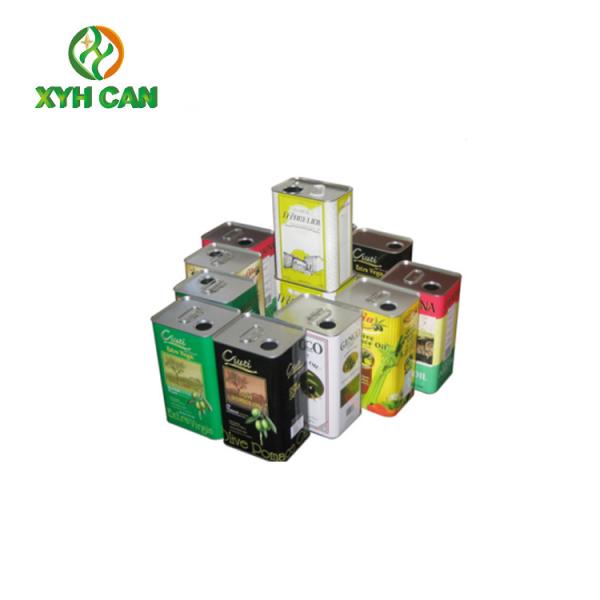 Olive Oil Tin Can Commercial for Organic Flaxseed Oil packaging Cans 0.18-0.25 Mm Thickness