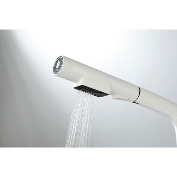 Modern Kitchen Sink Mixer Taps with Pull Out Spray and Single Handle Copper Faucet