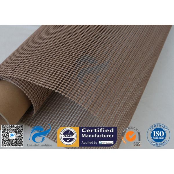 ПТФЭ покрыло конвейерную ленту 260℃ бумажной промышленности Брауна 4С4ММ ткани сетки стеклоткани