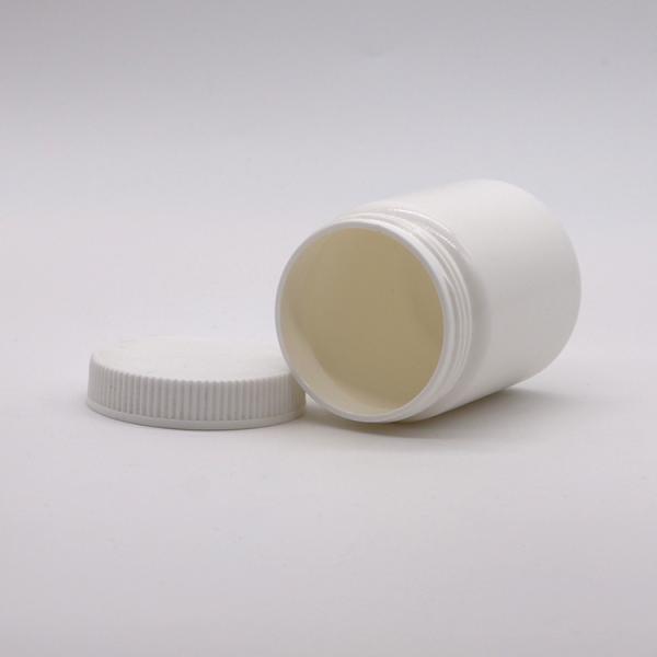 Bouteille de crème de forme ronde à col en PE de 100 ml pour pot de pommade et comprimés en capsule en plâtre