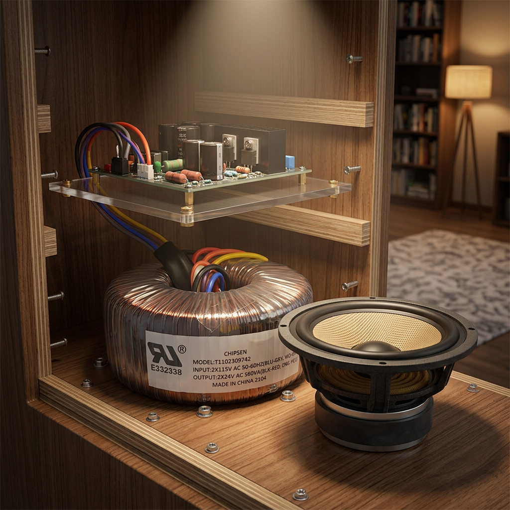 Highly Reliable Premium Copper Wire Toroidal Transformer For Low Heat Amplifiers Controls Audio System