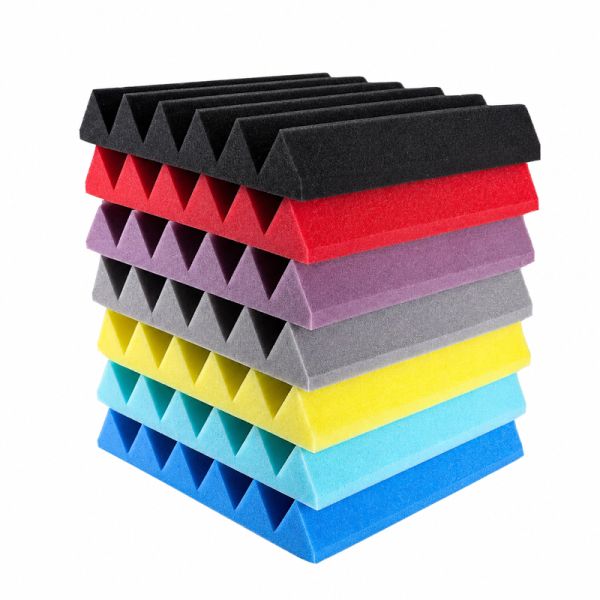 500x500mm 600mmx600mm Acoustic Foam Panels Sound Absorbing Foam Wedge Shaped