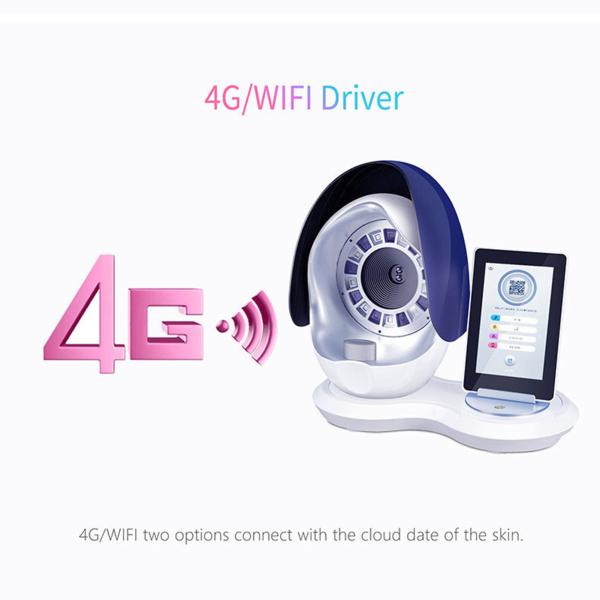 CE Approval 32G Magic Mirror Skin Analyzer 12 Million Pixels 15 Inch Screen