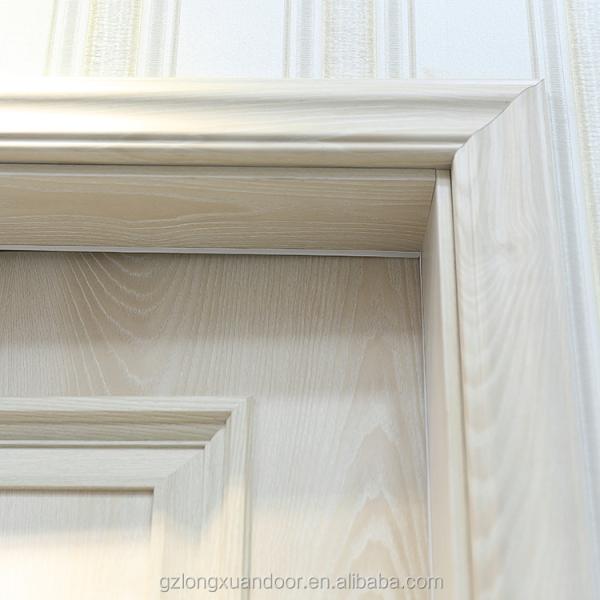 Trendy Modern Solid Teak Wood Door 210cm Height Waterproof OEM ODM