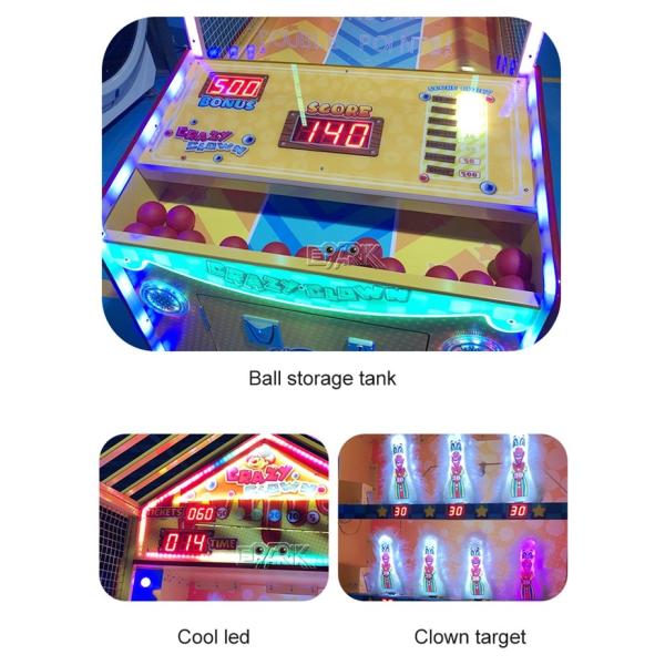 Clown Frenzy II Kids Parent Arcade Ticket Machine Coin Operated