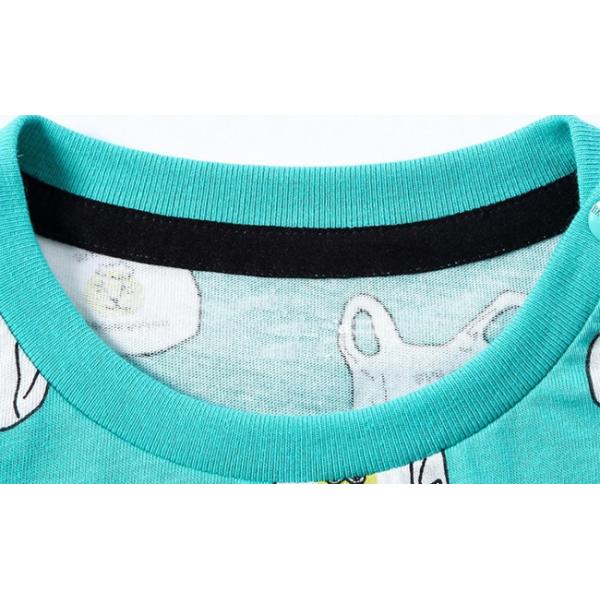 Boys Summer Short Sleeve Children's Style Clothing / Cute Printing Cotton Baby Clothes
