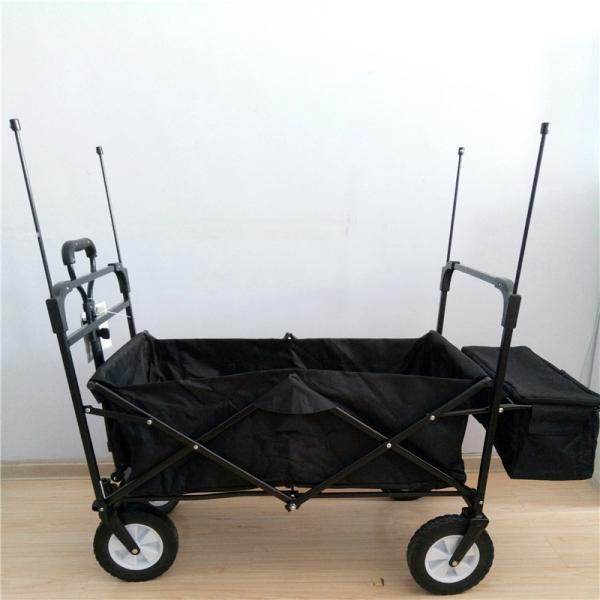 Utility Foldable Wagon Cart Foldable Wagon Outdoor Garden Beach Trolley