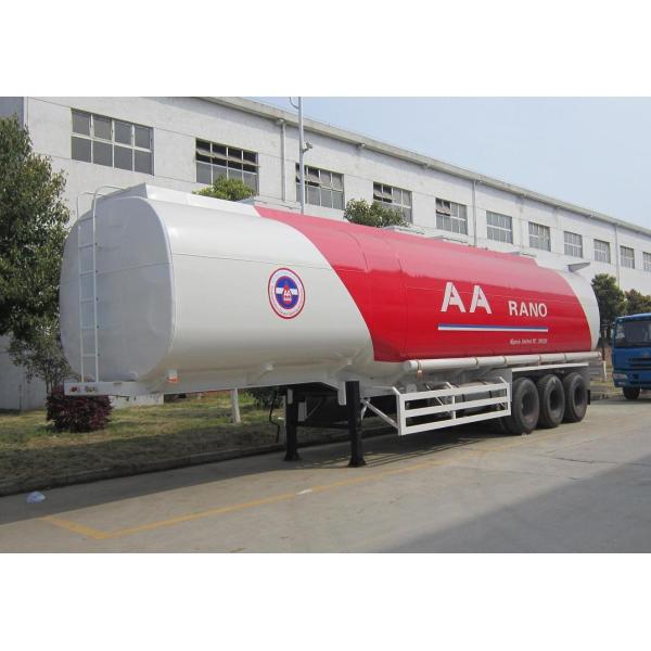40 тонн масляного бака топлива доставки тележки трейлер Семи 50000 литров с цапфой 3