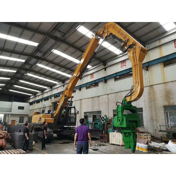 Long Boom Excavator Vibratory Pile Hammer For 6-15 Meter Steel Plate Concrete Plate Drive