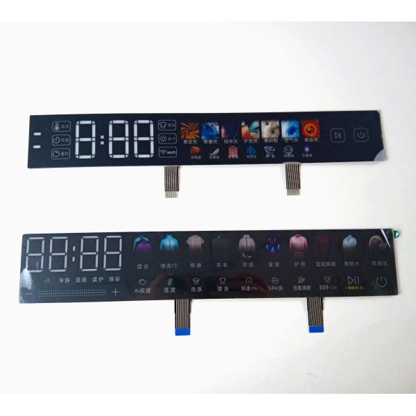 Custom Contactless Capacitive Touch Membrane Switch with Ultra-Thin Flexible PET Structure and Waterproof Surface for Smart Appliances