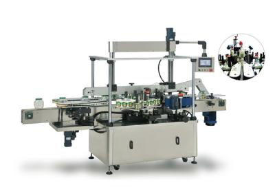 Square / Flat Bottle Two Side Labeling Machine With Excellent Stability