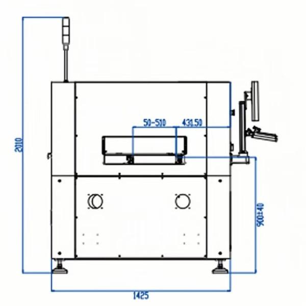 Imprimante de pâte de soudure entièrement automatique de haute qualité YSL-E Poids 1100kg