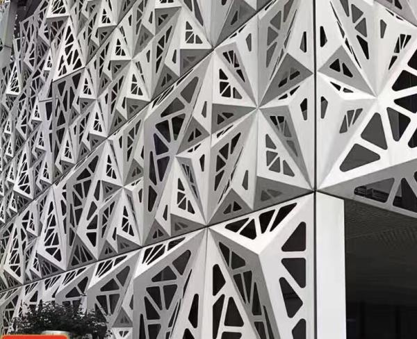 Popular Carved Curtain Aluminium Wall Cladding Panels   Hotel Exterior House Covering