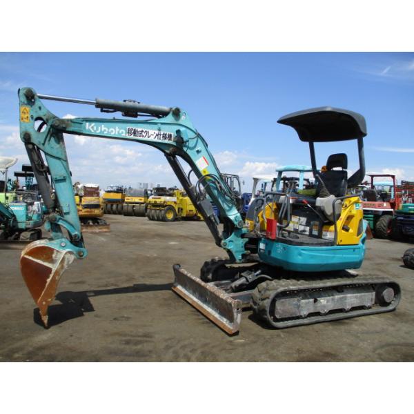 Mini excavadora Kubota de 3 toneladas usada con válvula hidráulica de 5599 horas