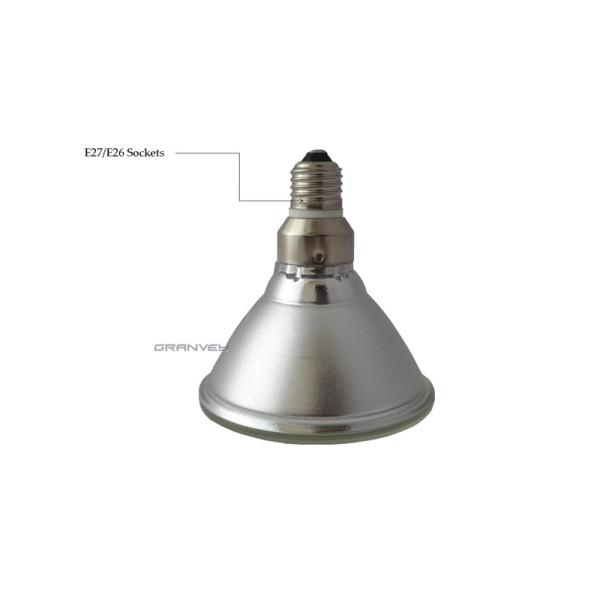 5W COB E26 E27 LED Spotlight Bulbs PAR20 450LM 38° Beam Angle Glass Material