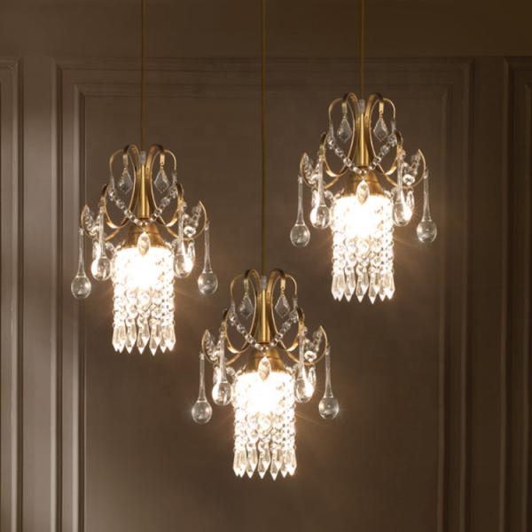 Подгонянный медный свет Кристл привесной для интерьера квартиры